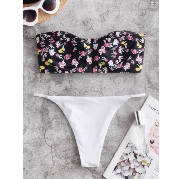 Zaful Bandeau Bikini Set - Picture 2 of 6